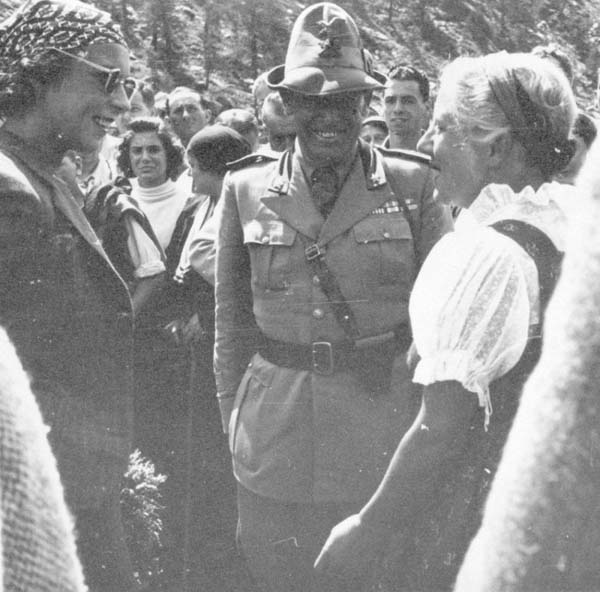 Principessa Maria Josè con coniugi Giusto